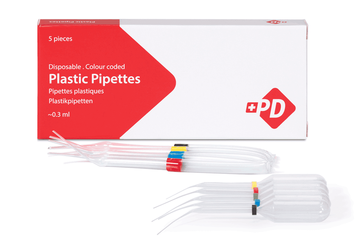 Plastic pipettes