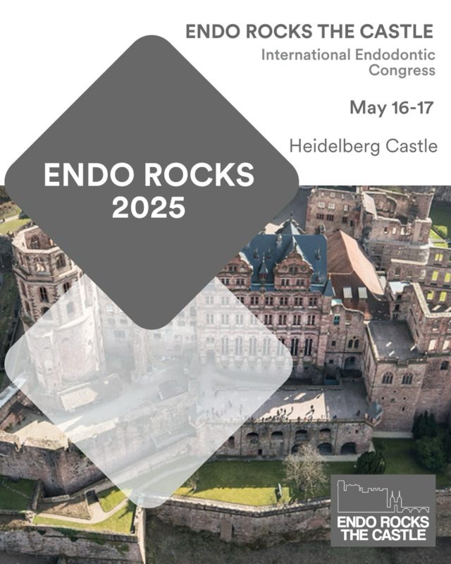Endo Rocks the Castle 🦷✨
Join us at the international endodontic congress « Endo Rocks The Castle » from May 16–17 at the iconic Heidelberg Castle in Germany.
Don’t miss the opportunity to connect with us !
#EndoRocks2025 #HeidelbergCastle #Endodontics #DentalCongress #ProduitsDentaires