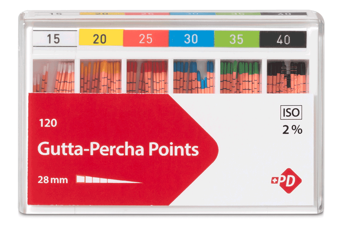 Buy GUTTA-PERCHA POINTS . 2% by PD Dental
